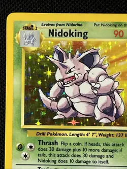 Pokemon Nidoking 11/102 Base Set Holo *Near Mint* - Image 3