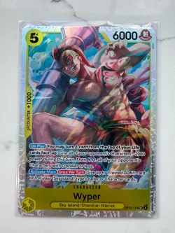 Bandai One Piece TCG Wyper OP15-114 Sky Island Character 6000 SR English NM - Image 1