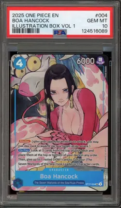 One Piece CCG Boa Hancock Illustration Bx. Vol. 1 ST17-004 PSA 10 Gem Mint - Image 1