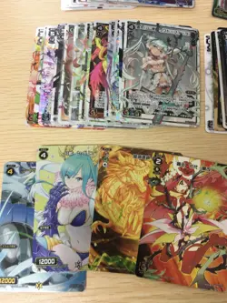 WIXOSS TCG 204 Cards Lot Bulk SECRET SP LR SR P1 ALL Foil Rare Anime Girl Waifu - Image 3