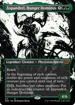 MTG English Zopandrel, Hunger Dominus (Showcase) NM Foil - Image 1