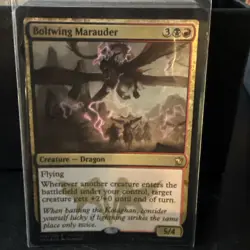 Boltwing Marauder 214/264 Foil Intro Pack Rare Promo Dragons Of Tarkir MTG NM - Image 1