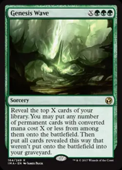 Genesis Wave -Foil Light Play MTG Iconic Masters - Image 1