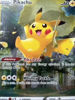 Pokemon Pikachu GG30/GG70 Crown Zenith Galarian Gallery Full Art Holo Ultra Rare - Image 3