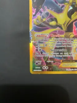 Pokemon TCG Alakazam-EX Fates Collide 125/124 Holo Secret Rare LP - Image 5
