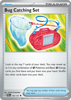 BUG CATCHING SET - 102/131 Prismatic Evolutions - POKEMON POKEBALL NM/M - Image 3