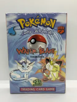 Pokemon Jungle Water Blast Theme Deck Factory Sealed Wizards of the Coast 1999 - Image 1