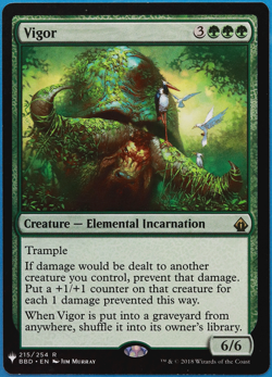 Vigor (Mystery Booster) Battlebond NM Green Rare MTG CARD (ID# 501394) ABUGames - Image 1