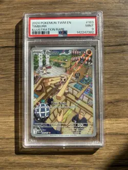 Pokemon TCG | Twilight Masquerade | Timburr 183/167 PSA 9 🐉💎 - Image 2