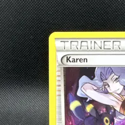 Pokemon Karen Trainer Supporter Promo XY177 Regular Pokemon LP - Image 3