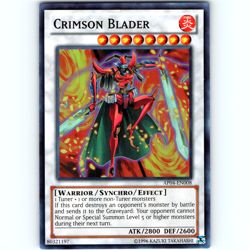 Yugioh Crimson Blader AP04-EN008 Unlimited Super Rare Holo - NM 💎 - Image 1