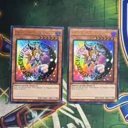 Yugioh! Dark Magician Girl LDS3-EN082 x2 Ultra Rare 1st Edition NM - Image 1
