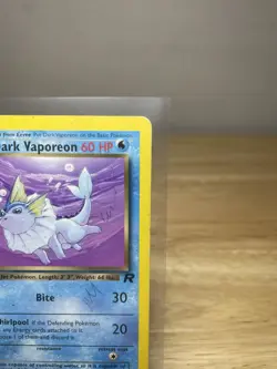 DARK VAPOREON - 45/82 - Team Rocket - Pokemon Card - Played / Damaged - Image 5