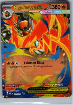 Mega Emboar ex 031/217 ME: Ascended Heroes - Pokemon Card - NM - Image 1
