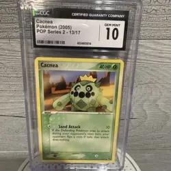 4 card Pokemon Slab Lot - NIncada, Sunkern, Caterpie, Cacnea - Image 2