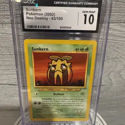 4 card Pokemon Slab Lot - NIncada, Sunkern, Caterpie, Cacnea - Image 4