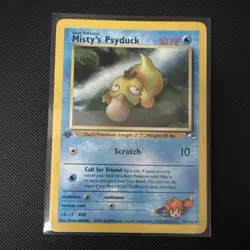 Pokemon TCG Misty's Psyduck Gym Challenge 54/132 Regular Common 50 HP Basic Card - Image 1