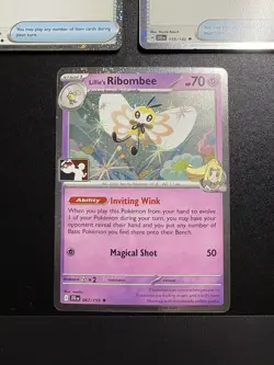 Pokemon 3 Card Cosmos Holo Prize Play Stamped Lot Of 3 Poffin, Ribombee + Mint - Image 4