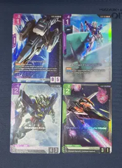 Gundam Card Game Mixed lot Ptolemaios Exia Kyrios armed interventiton C+ - Image 2
