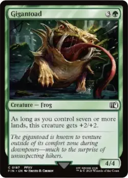 Gigantoad 0187 MTG FINAL FANTASY Common NP - Image 1