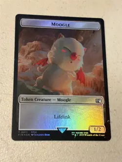 mtg foil token Hero // Moogle, 0004/0011, Final Fantasy, unplayed - Image 1