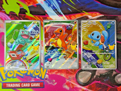 Pokemon First Partner Illustration Collection BULBASAUR, CHARMANDER & SQUIRTLE - Image 1