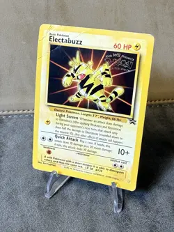Pokemon TCG Electabuzz Black Star Promo 1999 Damaged - Image 1