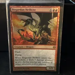 MTG Bogardan Hellkite Duel Decks: Knights vs Dragons 47/81 Foil Mythic - Image 1