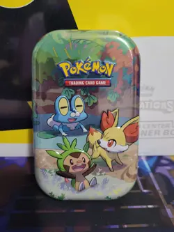 Empty Tcg Pokemon Celebrations Mini Tin (Kalos) - Image 1