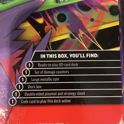Pokemon Mega Battle Deck Mega Gengar Ex New Sealed - Haunter promo - Image 3