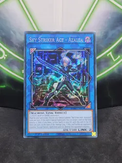 Yugioh Sky Striker Ace – Azalea BLMR-EN052 Secret Rare 1st Edition NM - Image 1