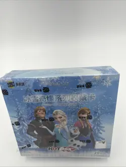 2023 Kakawow Disney 100 Hotbox Frozen Trading Card Sealed Box 20 Packs - Image 1