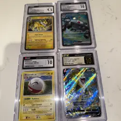 4 card Pokemon Slab Lot - Boltund, Electrode, Magnezone, Jolteonn - Image 1