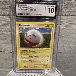 4 card Pokemon Slab Lot - Boltund, Electrode, Magnezone, Jolteonn - Image 4