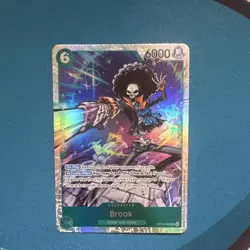 One Piece Brook Holo OP15-032 6000 Power Character Card English - Image 1