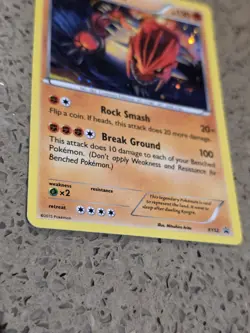 Pokemon Groudon XY52 Holo Promo NM XY Black Star Legendary Card - Image 3