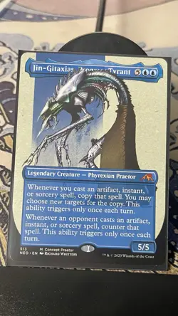 Jin-Gitaxias, Progress Tyrant - Borderless Concept Praetor - NEO 513 - Mythic - Image 1