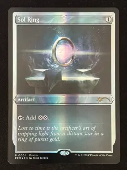 1x MTG Sol Ring (Foil) - Buy-A-Box Promos (BABP) #1 - Magic the Gathering - Image 1