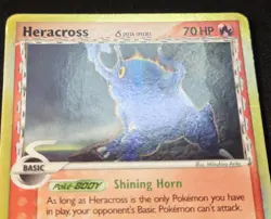 Heracross (Delta Species) 3/101 Holo Rare 2006 EX Dragon Frontiers Pokemon TCG - Image 3
