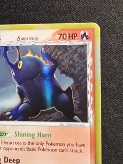 Heracross (Delta Species) 3/101 Holo Rare 2006 EX Dragon Frontiers Pokemon TCG - Image 5