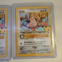 2 x Pokemon TCG Cleffa Celebrations: Classic Collection 20/111 Holo Holo Rare-UK - Image 3