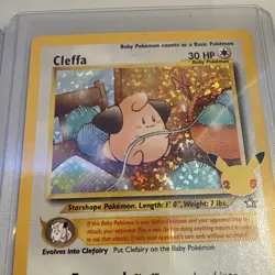 2 x Pokemon TCG Cleffa Celebrations: Classic Collection 20/111 Holo Holo Rare-UK - Image 5