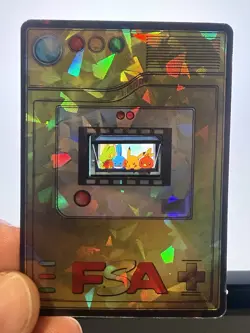 Pokemon 35mm Film Gold FSA Holder Featuring Pikachu, Torchic, Mudkip, Treecko - Image 1