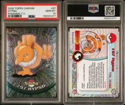 PSA 10 Hypno • Topps Chrome Pokemon TV 2000 - Image 1