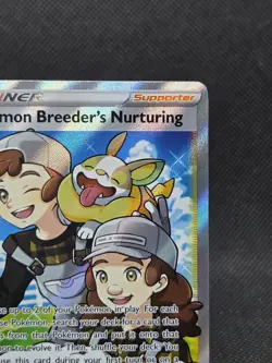 Pokemon Breeder's Nurturing - 188 - Darkness Ablaze - Full Art Trainer - NM - Image 4