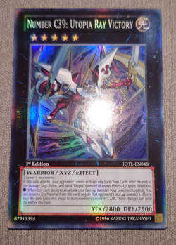 YuGiOh Number C39: Utopia Ray Victory JOTL-EN048 1st Edition - Image 1