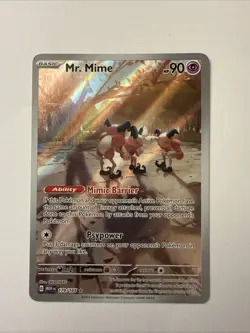 Mr. Mime 179/165 Illustration Rare 2023 Pokemon 151 MEW EN Card NM+ - Image 1