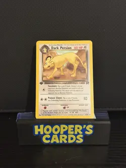 Pokemon Card Dark Persian Team Rocket 1st Edition Uncommon 42/82 - Image 1