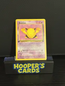 Pokemon TCG Drowzee 1st Edition Common Card 54/82 Team Rocket - Image 1