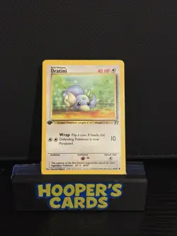 Pokemon Cards: Team Rocket 1st Edition Common: Dratini 53/82 - Image 1
